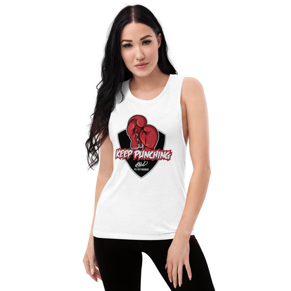 Women's Keep Punching Muscle Tank